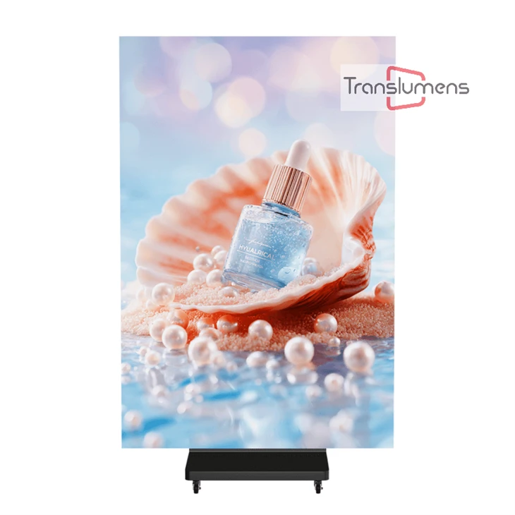 Tri-fold LED Poster Display